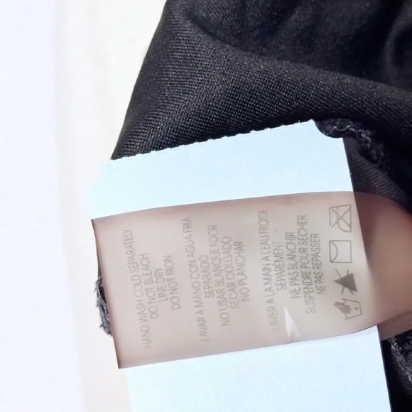 SOLD Calvin Klein Colorblock Sleeveless Sheath Dress Black Gray 6 Small Stretchy - Picture 7 of 8